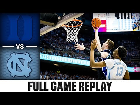 Duke vs. North Carolina Full Game Replay | 2022-23 ACC Men’s Basketball