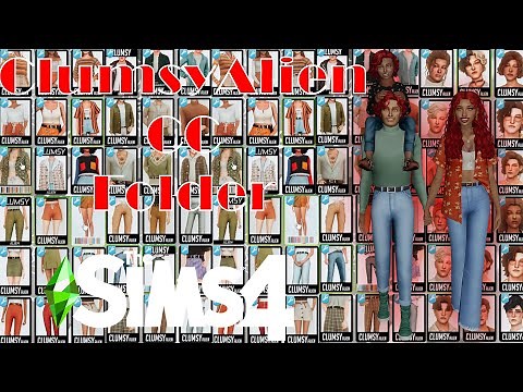 ClumsyAlien CC Folder✨ l Maxis Match CC Folder l #thesims4