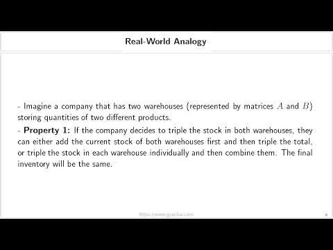 Properties of Scalar Multiplication