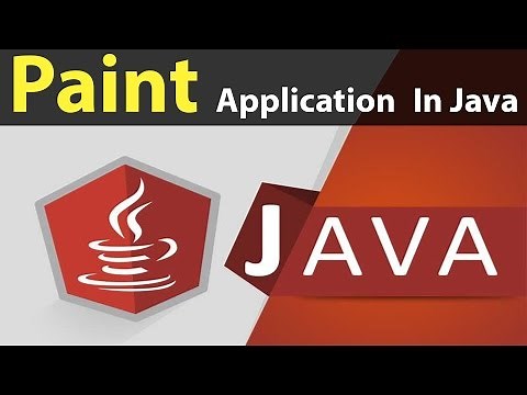Java Application Tutorial Create Paint App