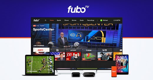 Fubo - Watch Live Sports & TV Without Cable TV | Try Free