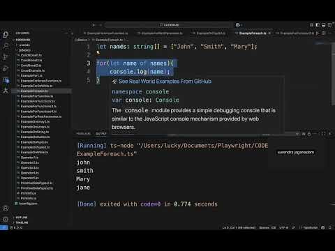 ForEach Loop in TypeScript (With Example)