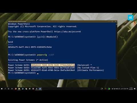 How to generate a GUID with PowerShell on Windows 10