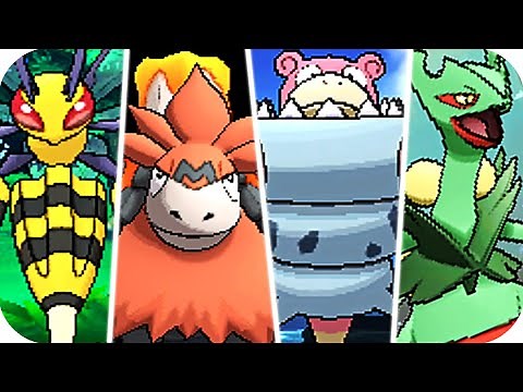 Pokémon Omega Ruby & Alpha Sapphire : All Mega Evolutions (HQ)