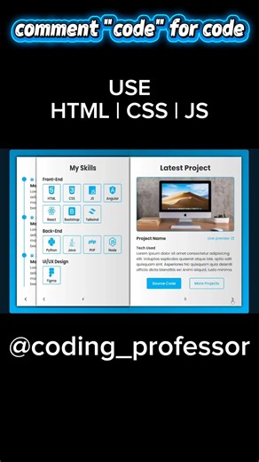 Book Style CV use | HTML | CSS | JS #JavaScript #html #css #animation #coding #ai #js #3d #website
