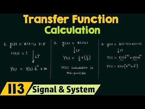 Transfer Function Calculation