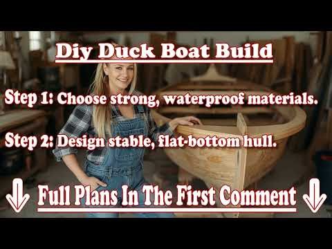 DIY Duck Boat Build to Marsh Masterpiece With Boat Building Plans