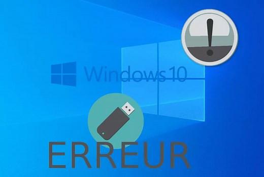 Résoudre les erreurs et problèmes d'installation de Windows 10