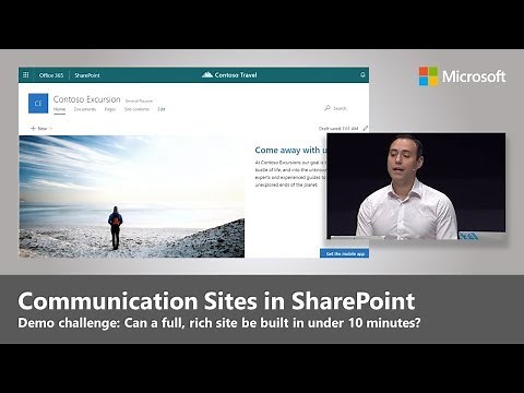 SharePoint Communication Sites: How to build a site in under 10 minutes