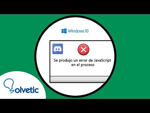 ❌ DISCORD JavaScript ERROR Español Windows 10 | SOLUCION ✔️