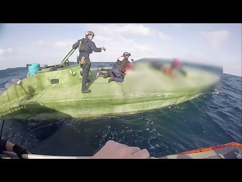 Coast Guard Interdicts Drug Smuggling Low-profile Go-Fast Boat