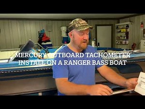 Mercury Outboard Tachometer Install/ bass boat restoration