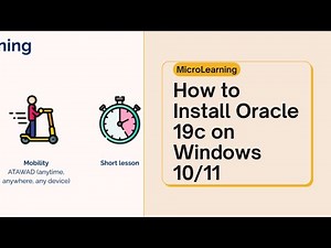 How to Install Oracle 19c and SQL Developer in Windows 11