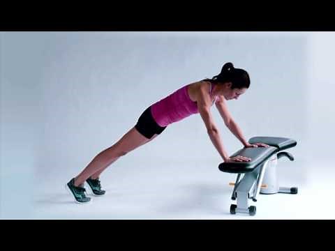 Bench Elevated Push Ups