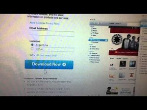 Como descargar Itunes para PC