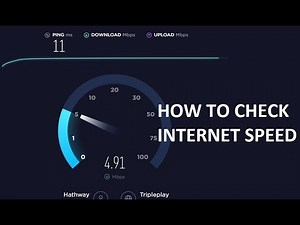 How to Check Your Internet Speed