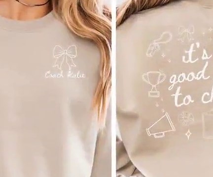 Personalized Cheer Coach Sweatshirt,custom Cheer Coach Gift,cheer Competition Shirt,cheerleading Coach Crewneck,coach Appreciation Gift - Etsy