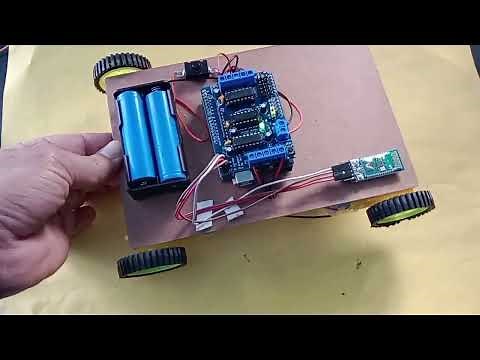 DIY Arduino Bluetooth Robotic Car | Control with HC-05 & HW-130 Motor Driver Shield