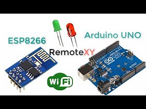 Arduino UNO & ESP8266 and control using smartphone