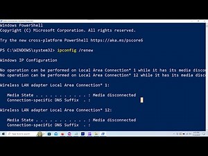 Media State - Media Disconnected while Renewing IP Config in Windows 10 & 11 {ipconfig /renew}