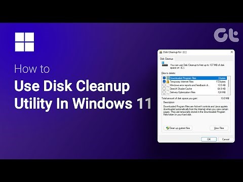 How To Use Disk Cleanup Utility In Windows 11 | Clean Junk Temporary Files From C Drive |
