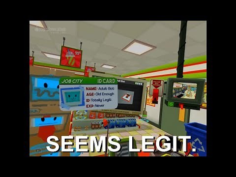 Job Simulator Ep.1: Store Clerk (VR gameplay, no commentary)
