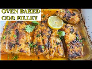 OVEN BAKED COD FILLET || OVEN BAKED COD FISH FILLET || BEE'SKITCHEN