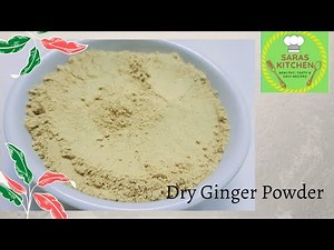 How to make Dry Ginger Powder | Sukku Podi | Homemade ginger powder | Ginger powder cures Cough