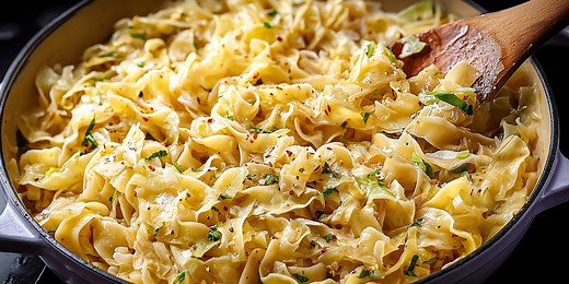 Easy Cabbage and Egg Noodles Recipe (Just 4 Ingredients!)