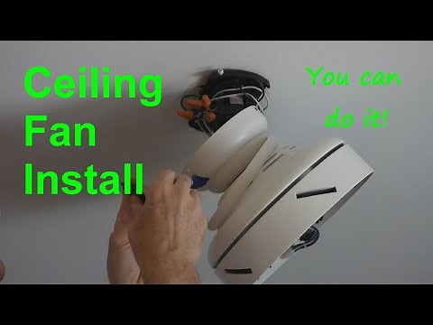 How to Install & Wire a Ceiling Fan with Light - Easy DIY Instructions