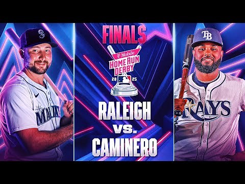 FULL FINAL ROUND: Cal Raleigh wins the 2025 Home Run Derby vs. Junior Caminero! 🍑