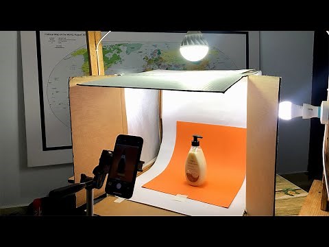 How to Make a Product Photography Light Box | SIMPLEST | DIY Projects | Lightbox DIY Tutorial | 2022