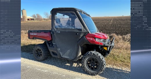 Woman thrown from utility vehicle in northeast Iowa suffers life-threatening injuries