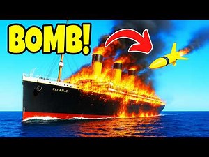 Most Realistic MISSILES VS TITANIC Destruction! Roblox