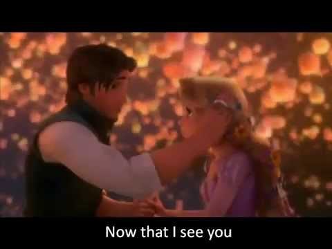 Tangled [Mandy Moore] - I See The Light - Official Disney Movie Clip [3D] - Sing Along Words