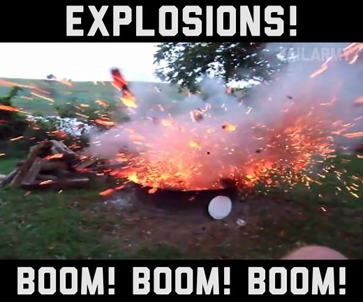 Explosions in the sky. And on the ground and basically everywhere. | FailArmy