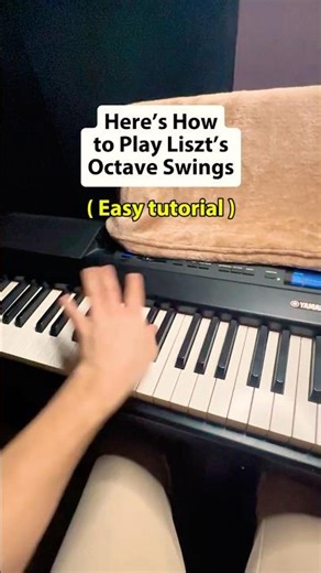 How to Play Liszt’s Octave Swings (Simple Piano Tutorial) 🎹✅