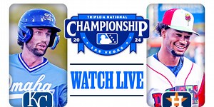 Watch LIVE as Astros, Royals prospects meet in Triple-A Championship Game