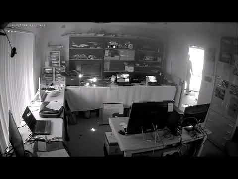 Laptop Battery Exploding caught on camera.