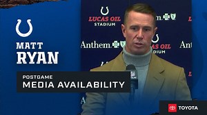 Matt Ryan: Colts vs. Eagles Postgame