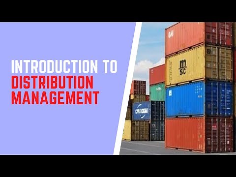 01 Introduction to Distribution Management
