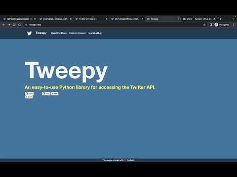How to Access Data from the Twitter (X) API Using Tweepy