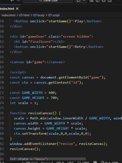 Made the game way more intense..Added effects, combos and even random power-ups #coding #games #javascript #programming #frontenddeveloper