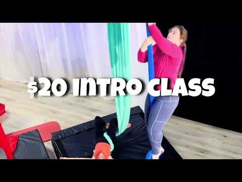 $20 Intro Classes #poledance #aerialsilks #halifax #aerialhoop