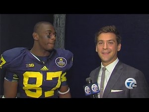 Devin Funchess shines as wide receiver, tight end in Michigan's win