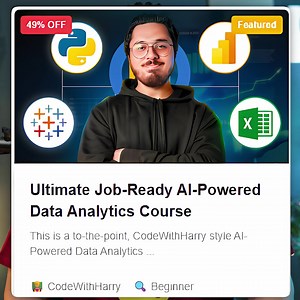 Learn AI and Data Analytics for the Job Market | Code With Harry