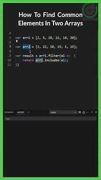 Find Common Elements in Two Arrays – JavaScript in 30 Seconds!