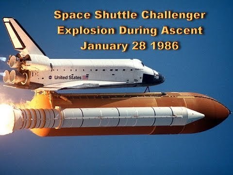NASA Space Shuttle Challenger Explosion Disaster - 73 Seconds Into Flight January 28 1986