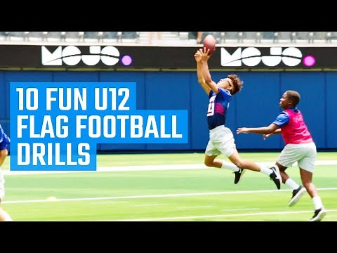 10 Fun U12 Flag Football Drills | Flag Football Drills by MOJO