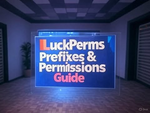 LuckPerms Tutorial: How to add Prefixes and Permissions